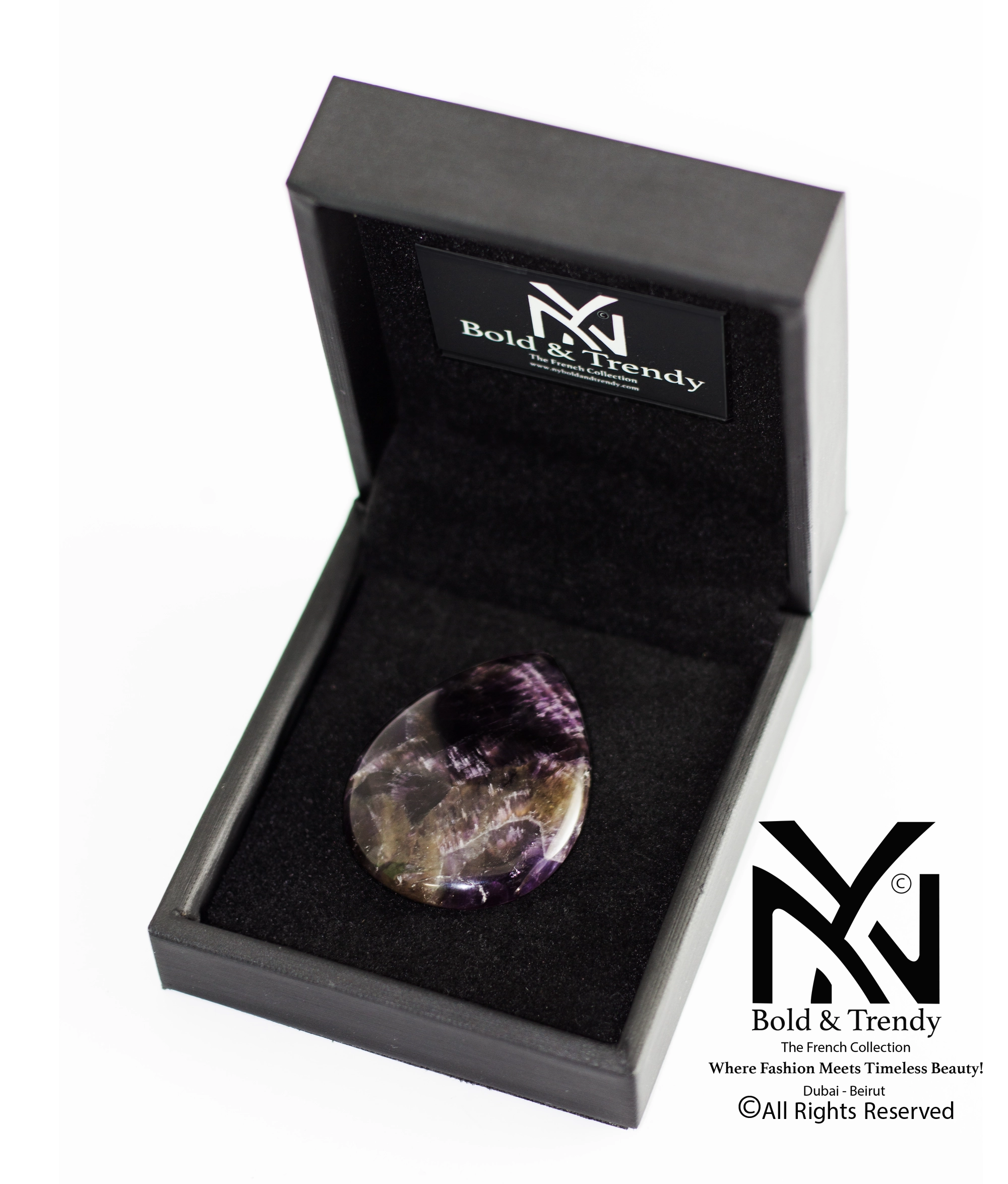 Amethyst Oval 3 Power Stone 1